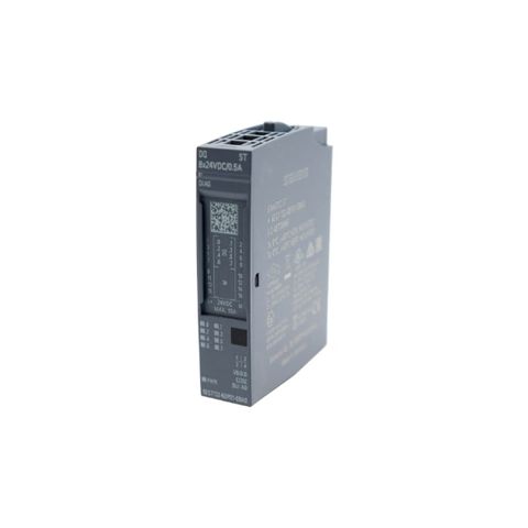 SIMATIC ET 200SP, Digital output module, DQ 8x 24V DC/0,5A Standard, Source output (PNP,P-switching) Packing unit: 1 piece, fits to BU-type A0, Colour Code CC02, substitute value output, module d(...)