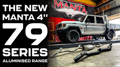 INTRODUCING THE NEW MANTA 4'' 79 SERIES ALUMINISED RANGE