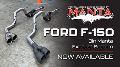 Manta Performance Launches the All-New 3IN Side-Exit Exhaust for the Ford F-150