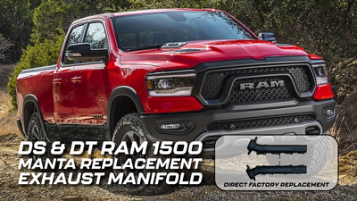 MANTA'S NEW REPLACEMENT EXHAUST MANIFOLDS FOR RAM 1500