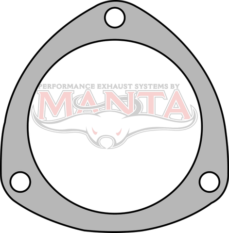 3 1/2in 3 Bolt Collector Flange Plate. 97mm Bolt Centres