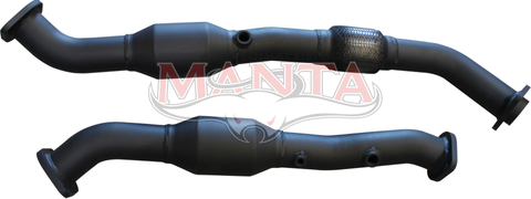 Toyota LandCruiser VDJ200 2016 4.5L V8 2.5in DPF Pipes With Cats to Fit Standard Centre