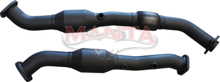 Landcruiser VDJ200 2016 4.5L V8 2.5in DPF Pipes With Cats to Fit Standard Centre