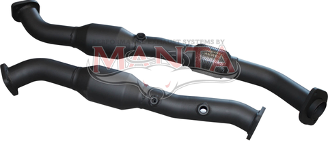 Landcruiser VDJ200 2016 4.5L V8 2.5in DPF Pipes With Cats to Fit Standard Centre