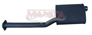 Ford Falcon EB V8 Centre Muffler Megaflow With Slip Connection 2 1/2in Dual