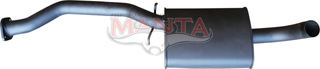 Holden Commodore VL Sedan-Wagon 2 1/2in Centre Muffler