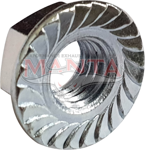 Zinc Steel Flanged Nut M10 x 1.5 Suit Mazda & Nissan