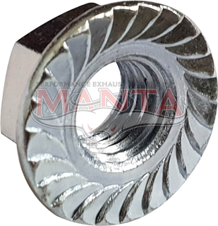 Zinc Steel Flanged Nut M10 x 1.5 Suit Mazda