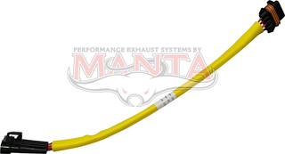 Holden O2 Sensor Extension Loom - Suits VY V8 Commodore - Black and Flat/Oval