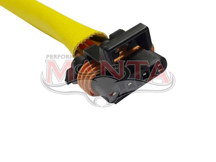 Holden O2 Sensor Extension Loom - Suits VY V8 Commodore - Black and Flat/Oval