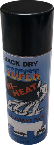 Matt Black Spray Can High Temp 800 deg C