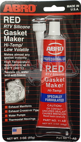 Sealing Ground 85g Silicone Gasket Red Heat Resistant Oil Resistant Engine  Autom