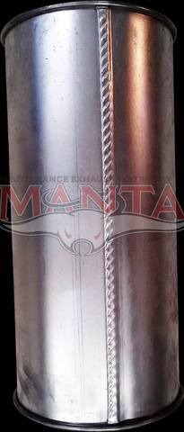 3in, 8in Round Offset/Offset, 18in (450mm) Long, Megaflow Muffler - Medium - Aluminised Steel
