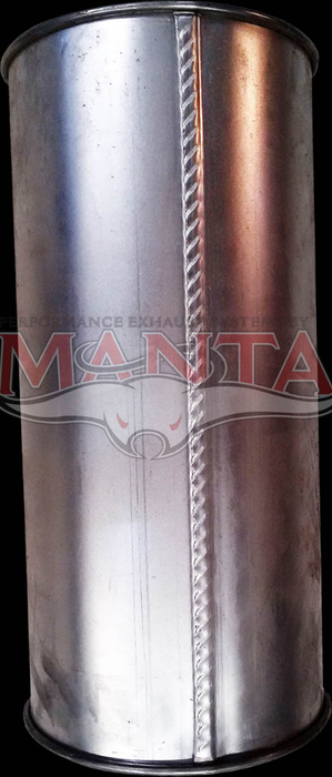 3in, 8in Round Offset/Offset, 18in (450mm) Long, Megaflow Muffler - Medium - Aluminised Steel
