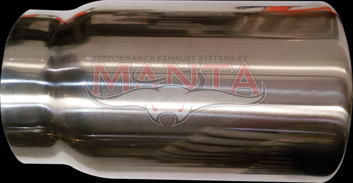 2 1/2in Inlet, 3in Outlet, 6in Long, Straight Cut Series - Standard Bore Rolled in With Inner Cone