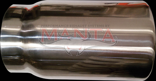 2 1/2in Inlet, 3in Outlet, 6in Long, Straight Cut Series - Standard Bore Rolled in With Inner Cone