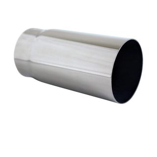 2in (51mm) Inlet, 3in (76mm) Outlet, 8in (203mm) Length, Round, Straight Cut (Plain)