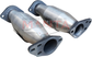 Ford Falcon AU High Flow Cat Assemblies to Suit FX-201 (Pair)