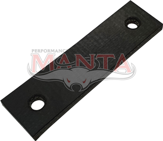 Universal Rubber Strap, 80mm Bolt Hole Centres, 120mm Overall Length