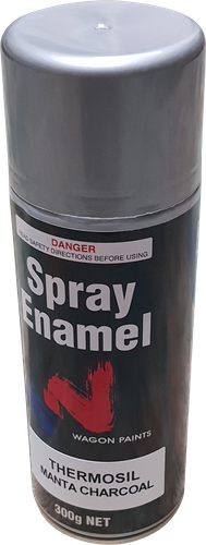 Manta Grey Spray Can High Temp 800 deg C