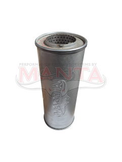 3in, 5in Round Centre/Centre, 14in (350mm) Long, Megaflow Muffler - Medium - Aluminised Steel
