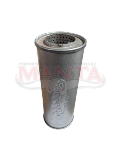 3in, 5in Round Centre/Centre, 14in (350mm) Long, Megaflow Muffler - Medium - Aluminised Steel