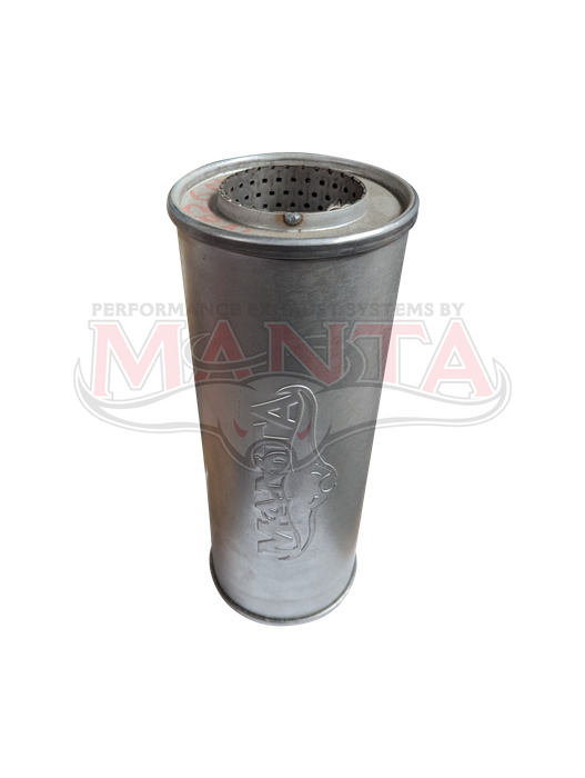 3in, 5in Round Centre/Centre, 14in (350mm) Long, Megaflow Muffler - Medium - Aluminised Steel