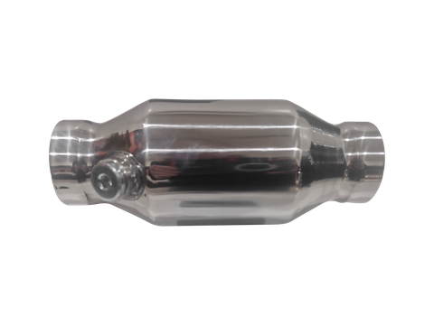 2 1/2in Round High Flow 200 CPI Metallic Catalytic Converter