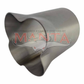 4 x 2in Inlet, 4in Outlet, Mild Steel Collector Cone
