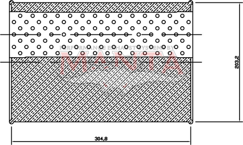 3in, 8in x 5in Oval Offset/Same Side, 12in (290mm) Long, Megaflow Muffler - Medium - Aluminised