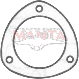 3in 3 Bolt Collector Gasket. 86mm Bolt Centres