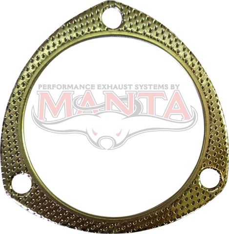 4in 3 Bolt Collector Gasket. 108mm Bolt Centres
