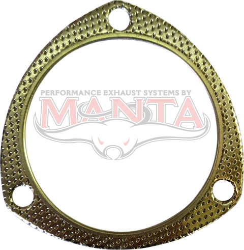4in 3 Bolt Collector Gasket. 108mm Bolt Centres