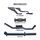 Holden VP VR VS Statesman V8 IRS Auto 3in With Extractors Tailpipe