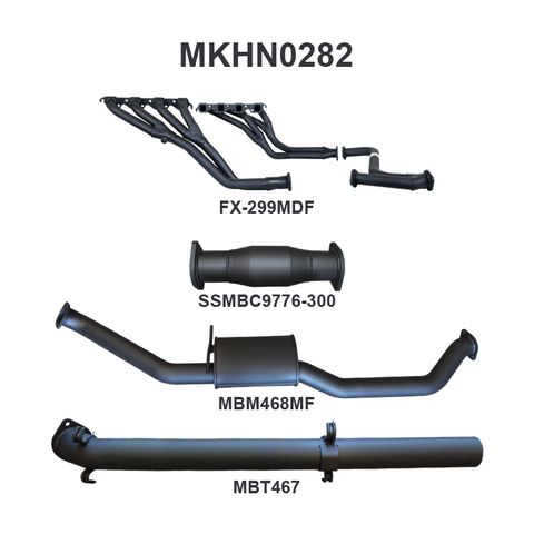 VP VR VS Statesman V8 IRS Auto 3in With Extractors Tailpipe