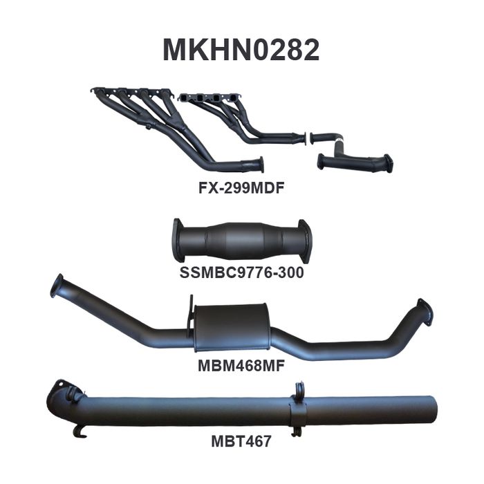 Holden VP VR VS Statesman V8 IRS Auto 3in With Extractors Tailpipe