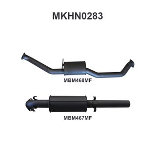Holden VP VR VS Statesman V8 IRS 3in Catback Muffler