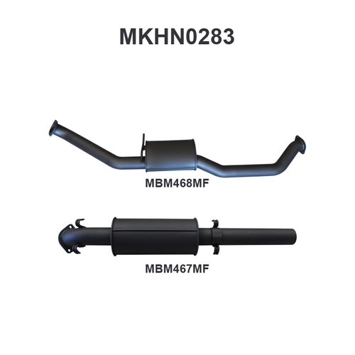 Holden VP VR VS Statesman V8 IRS 3in Catback Muffler