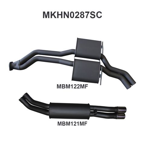 Holden VP VR VS Statesman V8 2.5in Catback Muffler