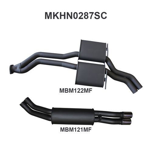 Holden VP VR VS Statesman V8 2.5in Catback Muffler