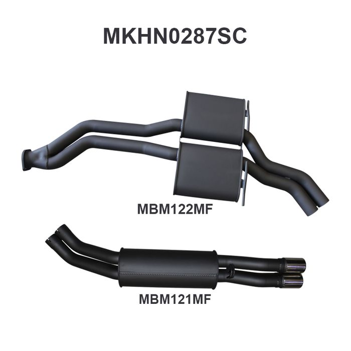 Holden VP VR VS Statesman V8 2.5in Catback Muffler