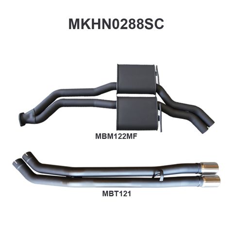 Holden VP VR VS Statesman V8 2.5in Catback Tailpipe