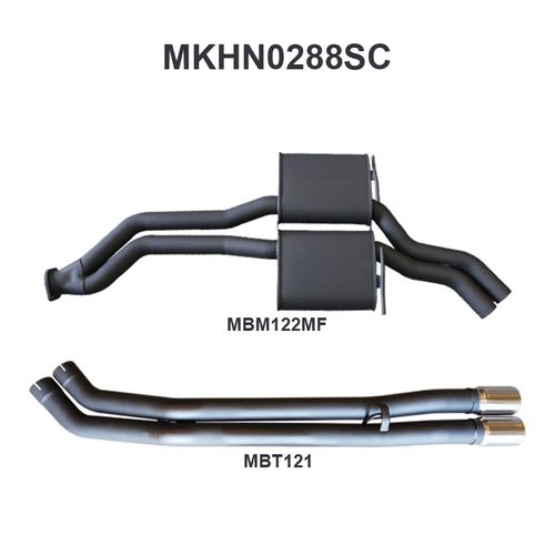 Holden VP VR VS Statesman V8 2.5in Catback Tailpipe