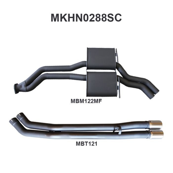 Holden VP VR VS Statesman V8 2.5in Catback Tailpipe