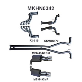 Holden Commodore VF Ute 2.5in With Extractors WOM/Muffler