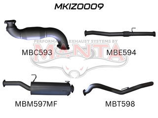 Isuzu D-Max June 2012 - Jan 2017 3.0L With Cat & Muffler