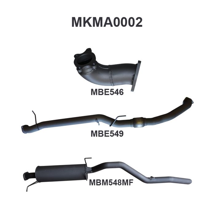 Mazda BT50 3.0L Auto Without Cat