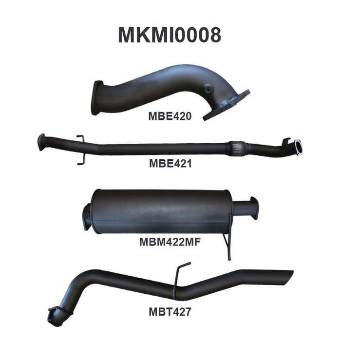 Mitsubishi Triton ML 3.2L CRD 06 - 09 Without Cat