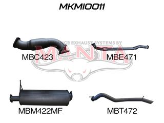 Mitsubishi Challenger PB 2.5L CRD 3 With Cat
