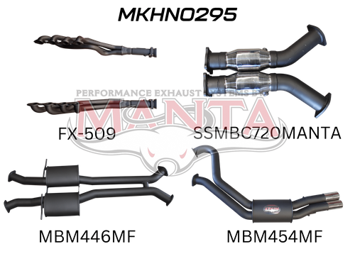Holden WH Statesman V8 3in Dual With 1 7/8 in Extractors Muffler/Muffler